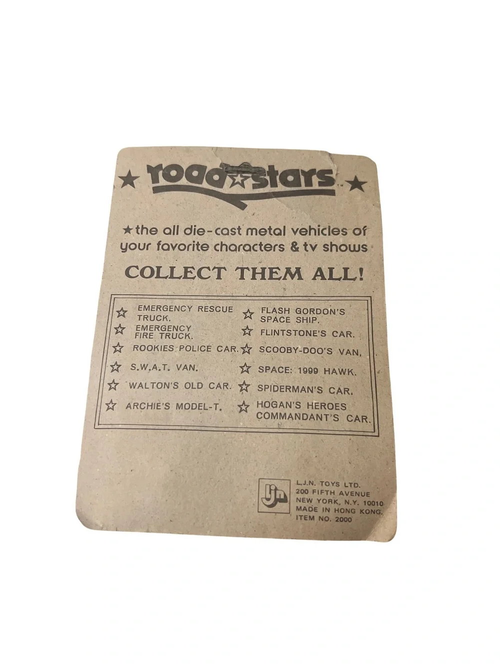Road stars nos slightly